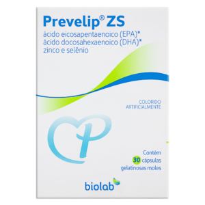 Prevelip Zs Suplemento Alimentar 30 cápsulas
