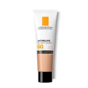 Protetor Solar Facial com Cor Alta Cobertura e Toque Seco FPS 60 La Roche-Posay Anthelios Ultra Cover 1.0
